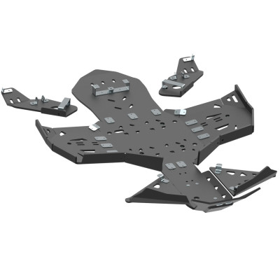 Skid plate full set (plastic): CanAm G2 Renegade: (2017-2018)