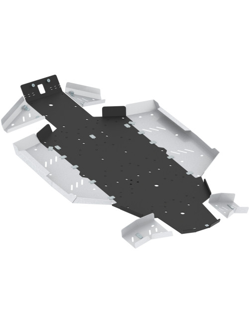 Skid plate full set (aluminium/plastic): CanAm Defender / Traxter