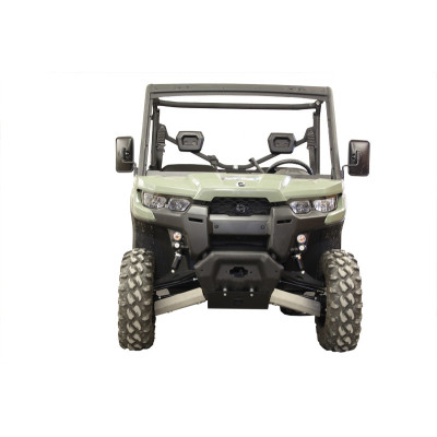 Skid plate full set (aluminium/plastic): CanAm Defender / Traxter