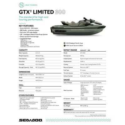 SEA-DOO GTX LTD 300 2020